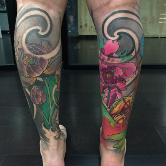 Japanesse tattoo legs zurich