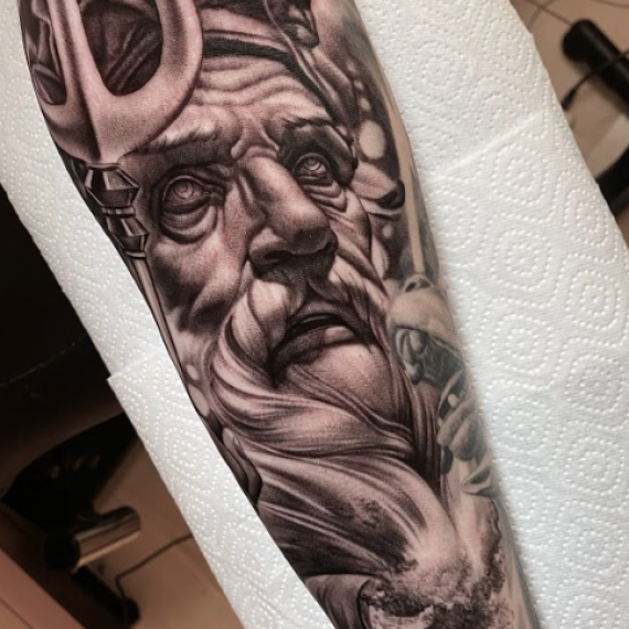 Poseidon tattoo zurich