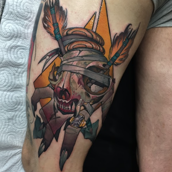 Skull tattoo zurich